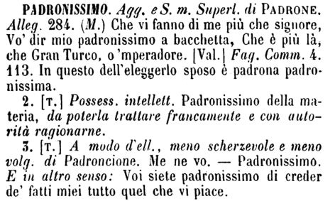 padronissimo