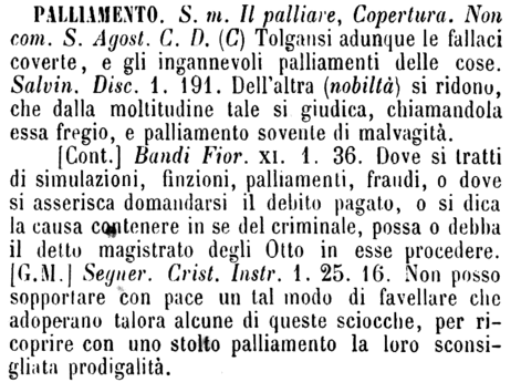 palliamento