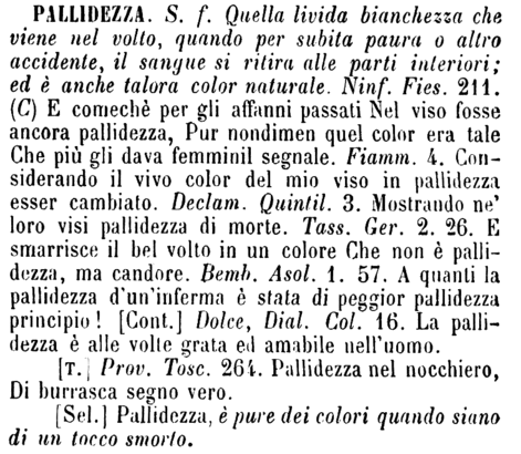 pallidezza