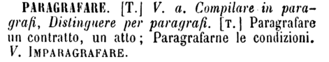 paragrafare