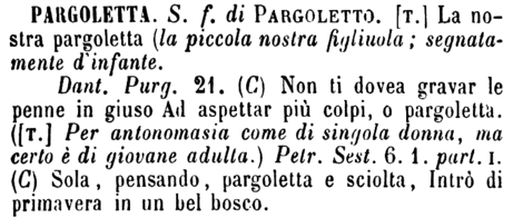 pargoletta