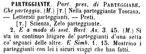 parteggiante