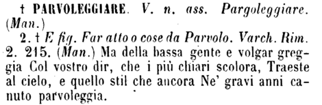 parvoleggiare