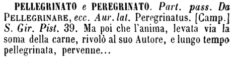 pellegrinato
