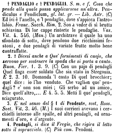 pendaglio