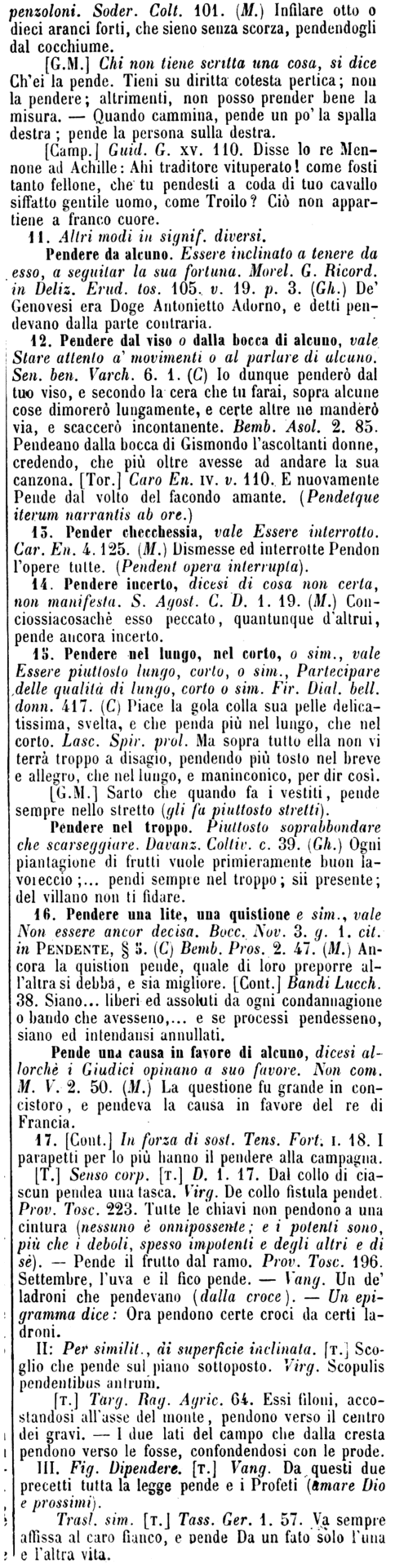 pendere