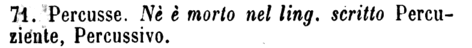 percuotere